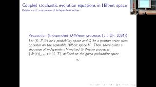 HilbertSpace Valued LQ Mean Field Games An InfiniteDimensional Analysis [upl. by Dolley]