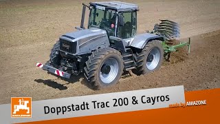 Doppstadt Trac 200 mit AnbauVolldrehpflug Cayros  AMAZONE [upl. by Draper445]