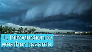 Introduction to weather hazards  AQA GCSE Geography Unit 1A [upl. by Eliathas]