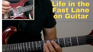 Life in the Fast Lane the Eagles on Guitar [upl. by Egiap353]