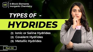 Types of hydrides  covalent hydrides  hydrides  Inorganic chemistry [upl. by Allyn721]