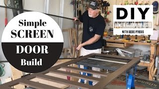 Build A Simple Screen Door Easy DIY Home Improvement Guide [upl. by Ahsym614]