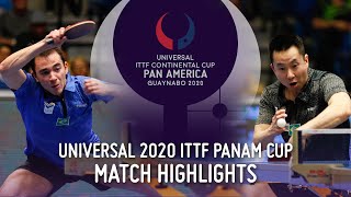 Hugo Calderano vs Gustavo Tsuboi  2020 ITTF Pan America Cup Highlight Final [upl. by Rida]