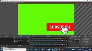 How to add YouTube subscribe button  OBS [upl. by Billi151]