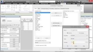 REVIT OCCUPANT LOAD SCHEDULE [upl. by Aeduj780]