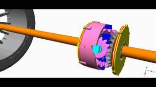 Animazione differenziale autobloccante ZF a lamelleavi [upl. by Norym]