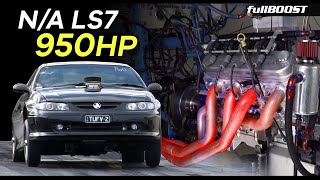 950hp all natural LS engine  fullBOOST [upl. by Corwin]