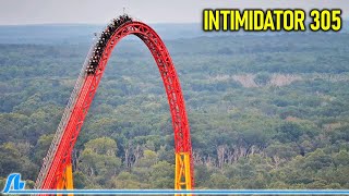 Intimidator 305 from the Eiffel Tower  OffRide Kings Dominion [upl. by Eissehc]