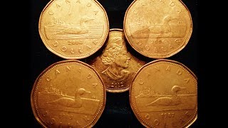 19872012 Canadian Dollar Coins [upl. by Yssak]