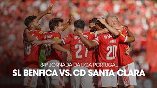 ResumoHighlights SL Benfica 30 CD Santa Clara [upl. by Harolda]