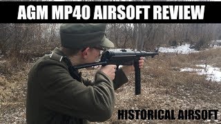 AGM MP40 Airsoft Review [upl. by Gnep512]