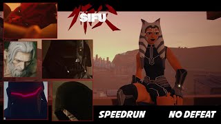 Sifu PC 4K MOD  Star Wars  Ahsoka Speed Run  No Defeat [upl. by Groark]