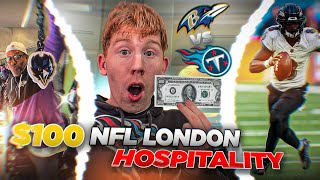 What Is 100 HOSPITALITY Like  NFL LONDON  Baltimore Ravens  Tennessee Titans [upl. by Ocsic]