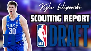 Kyle Filipowski Scouting Report  Duke Center 2024 NBA Draft Breakdown [upl. by Ahsiem]