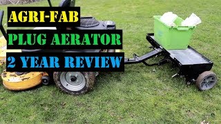 AgriFab Plug Aerator 2 Year Review [upl. by Ardine678]