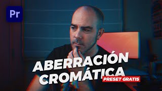 👌 CÓMO crear ABERRACIÓN CROMÁTICA Premiere  🎁 PRESET GRATIS 12 [upl. by Aissila]