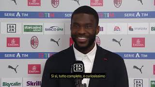 Journalist asks Fikayo Tomori to pronounce his full name 😂😂 [upl. by Araed]