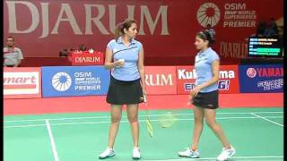 R16  WD  M Jauhari  G Polii vs Jwala GuttaAshwini Ponnappa  2011 Djarum Indonesia Open [upl. by Sill]