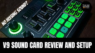 V9 Soundcard Review and Setup and Sound Check [upl. by Anires]