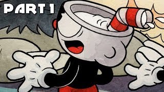 CUPHEAD Walkthrough Gameplay Part 1  Mugman Xbox One X [upl. by Ehpotsirhc]