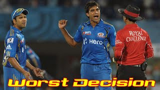 Top 10 Worst Umpire Decisions in Cricket History Ever [upl. by Yci]