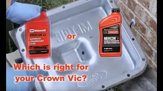 Ford Crown Vic P7B transmission fluid and filter change BONUS drain plug [upl. by Ttemme]