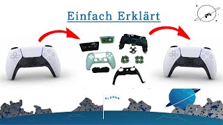 PS5 Controller Auseinander und wieder zusammenbauen ausführlich erklärt Eine Anleitung für Anfänger [upl. by Adlesirc]