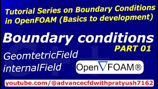 Tutorial Series on Boundary Conditions inside OpenFOAM  Basics to Codings Part 01 [upl. by Kam]