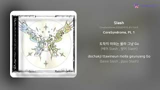 CoreSyndrome민경성MK유니 Uni  Slash  가사 Lyrics [upl. by Peppi914]