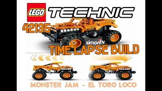 SPEED BUILD LEGO® Technic 42135 Monster Jam™ El Toro Loco [upl. by Louise389]