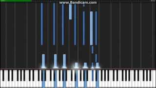 Koibumi Shizurus Theme  Rewrite Soundtrack  Synthesia PianoAnimenzzz [upl. by Frieder]