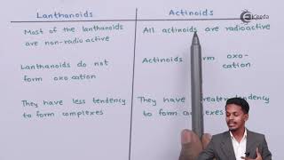 Difference Between Lanthanoids and Actinoids  D and F Block Elements  Chemistry Class 12 [upl. by Yrome]