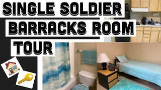 Single Soldier Barracks Room Tour  Ft Benning [upl. by Alet]