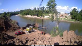 Building a Sheet Pile Cofferdam [upl. by Emerson143]