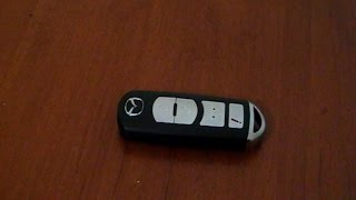 How To  Mazda 3 key fob battery replacement [upl. by Victory]