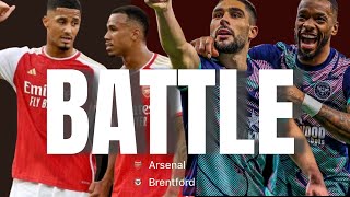 Maupay amp Toney VS Gabriel amp Saliba   Arsenal vs Brentford [upl. by Harriot]