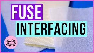 How to Fuse Interfacing  Pellon Fusible Fleece ShapeFlex SF101 FlexFoam  SEWING REPORT [upl. by Ydnirb]