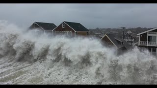 Crazy Winter Storms Noreaster  Big waves  huge snow  bomb cyclone  blizzard  winter hurricane [upl. by Jolda]