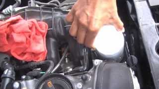 Audi A4 Oil Change How to  B8 Chassis 2009  Present [upl. by Nivlem]