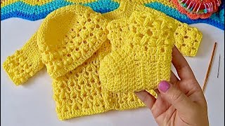 Botitas de Bebe en punto Fantasia a Crochet [upl. by Alrick]