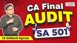 Complete SA 501  CA Final Audit  CA Siddharth Agarwal [upl. by Kovacev]