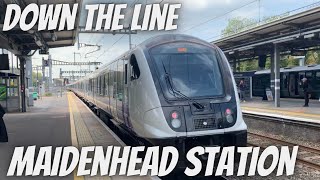 Maidenhead Railway Station Berkshire GWR TFL Rail [upl. by Eeslehc]