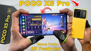 Poco x5 pro 5g all features review and performance And Game Turbo Gaming features [upl. by Marvella]