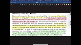 Obsessive Compulsive Disorder introduction [upl. by Jerrilyn]