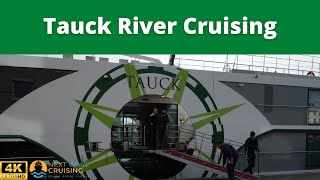 Tauck River Cruise  MS Joy  Sail Away from Amsterdam the Netherlands 4K [upl. by Krug]