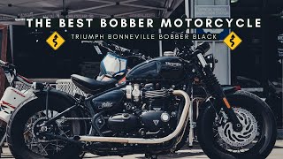 Triumph Bonneville Bobber Black  First Ride  Full Exhaust POV 4K [upl. by Lsiel717]