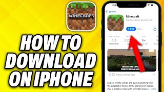 How To Download Minecraft on iPhone 2024 [upl. by Prisilla]