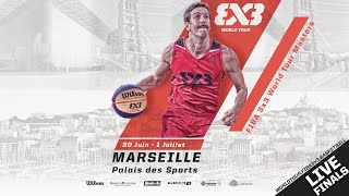 RELIVE  FIBA 3x3 World Tour Marseille 2023  Finals [upl. by Yartnoed]