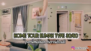 Home Tour Rumah Subsidi Type 3060 rumahminimalis [upl. by Earized]