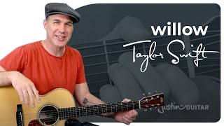 willow Guitar Lesson  Taylor Swift [upl. by Daas]